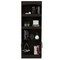 Tuhome Simma Bookcase, Metal Hardware, Three Shelves, Double Door Cabinet, Black BLW5562 - alternate 5